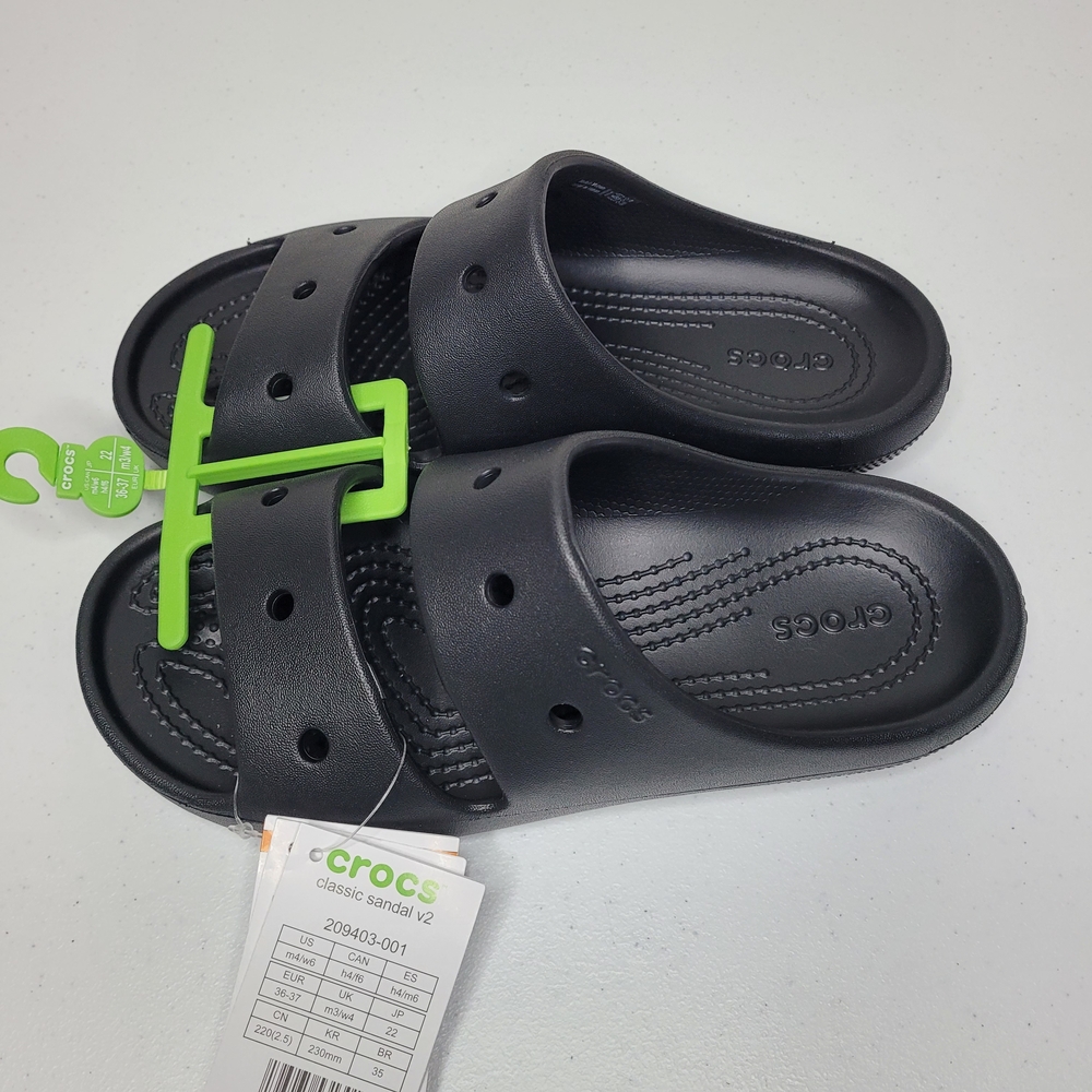 CROCS Black Classic V2 Sandals